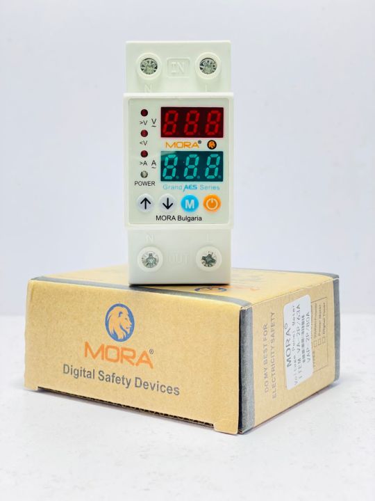 MORA%2080A%20ADJUSTABLE%20VOLTAGE%20OVER%20AND%20UNDER%20PROTECTOR%20RELAY%20BREAKER%20WITH%20OVER%20CURRENT%20PROTECTION%20-%20Image%202