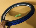Car Universal Steering Cover black with Blue embroidery 01 PC. 