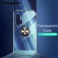 Protect Cover For Motorola Moto Edge Plus Soft Case Clear Transparent Shockproof Car Magnetic Holder Ring Phone Cases Motorola Moto Edge+  Back Cover. 