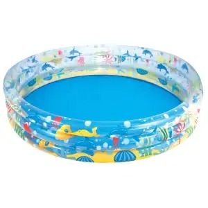BESTWAY 6ft x 13" DEEP DIVE 3-RING POOL 183X33CM