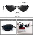 High Quality Cool The Matrix Trinity Style Polarized Sunglasses Women Ultralight Metal Brand Design Sun Glasses. 