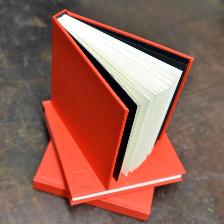 Handmade Notebook 6"x5.75" - Cheese Cake Look - PAPERWORK