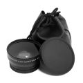 HD 52MM 0.45x Wide Angle Lens with Macro Lens for 52MM DSLR Camera. 