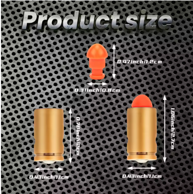 SHELL%20EJECT%20TOY%20GN%20BULLET%20FOR%20AUTO%20GLOCK%20High-Density%20Dart%20Refill%20Pack:%206%20Shell%20Casings%20&%2010%20Plastic%20Projectiles%20-%20Image%202