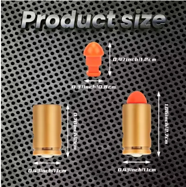 SHELL%20EJECT%20TOY%20GN%20BULLET%20FOR%20AUTO%20GLOCK%20High-Density%20Dart%20Refill%20Pack:%206%20Shell%20Casings%20&%2010%20Plastic%20Projectiles%20-%20Image%202