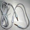 inline mic stereo + stereo cable , aux cable with builtin microphone , trrs to trs aux mic cable. 