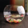 15cm Round Clear Glass Vase Fish Tank Ball Bowl Flower Planter Terrarium Home Decor Transparent color - 15cm. 