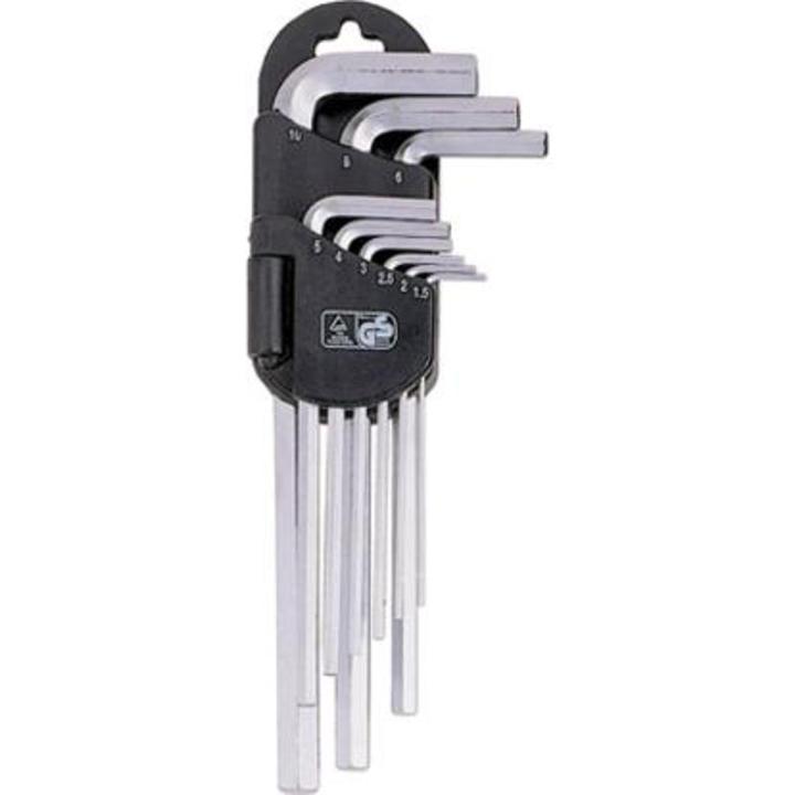 MS- - LICOTA - 9 PCS LONG TYPE KEY WREMS-H SET MICRO FINISH SAE 1/16" , 3/8" - HW2M092H2S2