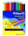 Pack of 24 Coloured Pencils – Buntstifte. 