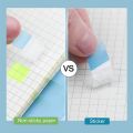 【FUN LIVE】 100-180Sheets Transparent Sticky Notes Page Markers Book Tabs Index Sticky Notes Bookmarks Memo Pad Notepad Stickers Stationery. 