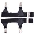 2Pcs/Set Socks Garters Belt Suspenders Adjustable Non-slip Clips For Men Women. 