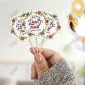 Customized Date fixed Mithai Cupcake Toppers Pack of 10 Engagement Topper for Wedding Party Celebration. 
