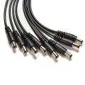 DC 12V 1 Female to 8 Male Splitter Power Supply Cable for Security Camera CCTV. 