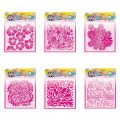 2022 Diy Layering Stencils Flowers Fire Bold and Bright Wild at Heart pacman daisies Abm Bold Painting Scrapbook Embossing Molds. 