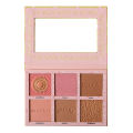 Hudamoji Face Make Up Kit 6color Blush Contour Highlight in 1 Make Up Palette Kawaii Makeup Set Make-up for Women Cosmetics. 