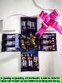 dairy milk chocolate box for gift with eclairs candies. 