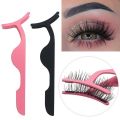 Magnetic Eyelash Tweezer Eye Lash Applicator Eyelash Extension Curler Nipper Auxiliary Clip Clamp Makeup Forceps Tool. 