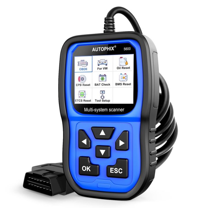 AUTOPHIX 5600 OBD2 Scanner ABS SRS EPB Code Reader Full System For VW ...