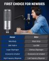 Donner Condenser Microphone, Recording Microphone for Vocal, Instruments & Music, Podcast XLR Microphone for Beginners with Pop Filter, Shock Mount, Optimized Frequency, Ideal for Home Studio, DC-20. 
