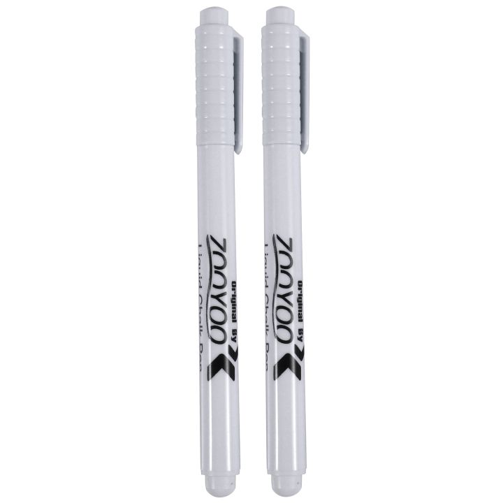 2PC Liquid Chalk Pen Marker For Glass Chalkboard Blackboard white