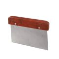 Putty Scraper 8" Rectangle Large Metal Stiff Putty Knives with Wooden Handle for Taping Paint Wall Floor Tile. 