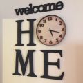 Butterflies and Sweet welcome Home 3D Wooden Wall Clock I Wooden Wall Clock I Wall Clocks I Wall Clock For Bedroom I Wall Clock for Room I Wooden Wall Clock I Wooden Clock I Clocks I Clock. 