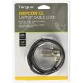TARGUS  DEFCON Laptop Cable Lock  with built in lock slot- Made in Taiwan. 