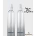 250ml Refillable Fine Mist Spray Bottle (Pack of 2) Empty Plastic Spray Bottles Travel, Makeup Spray Bottle Atomizer, Refillable Perfume Bottles & Portable Spray Bottles / Rose Water Empty Spray Bottle. 