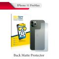 IPhone 11 Pro Max Tempered Glass Screen Protector Polish Glass + Back Matte Protector Back Film Protection Soft Skin Sheet For IPhone 11 Pro Max. 
