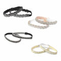 Detachable Shoe Strap High Heels Shoes Band Heel Straps Detachable Strap Rhinestone Elastic Shoe Ankle Straps. 