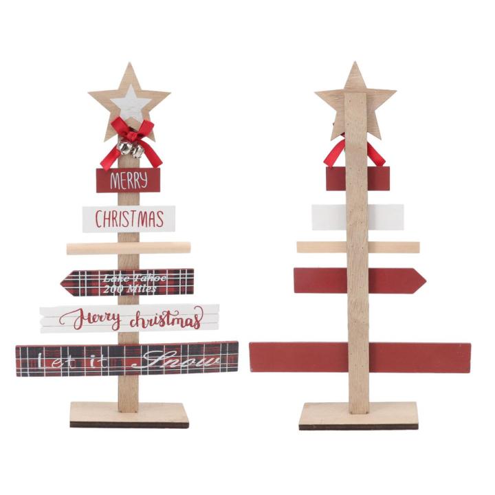 Indoor Christmas Signs, No Fading Christmas Signs Decor Bells Wooden for Home