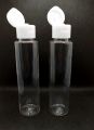 Empty Plastic Push Bottle 100ml with White Flip Top Cap / Empty Bottles for Hair Oil / Lotion Bottles Empty Push Bottles Flip Top Bottle Press. 