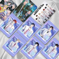 55 Pcs/Set Debut or Die Korean Manga Laser Lomo Card Park Moondae, Ryu Chungwoo Cartoon Characters HD Photocard Cosplay Gift. 