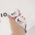 【Funny Bunny Toy Store】AJ lanyard Off-White AirPods 3 case 2021 1 pro Cases Soft Cover Drop with strap. 