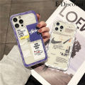 New Phone Case For Infinix Hot 40 Pro Free Fire 4G Cover Soft Silicone Fashionable Shockproof Transparent Comfortable White and Blue Hooks For Infinix Hot 40 Pro Free Fire Case. 