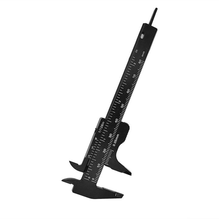 80mm Scale Ruler Double Scale 80MM Plastic Eyebrow Measuring Vernier Caliper Caliper ...