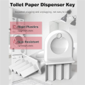 10-Pack Paper Towel Dispenser Key, Toilet Paper Dispenser Key Universal Replacement Key Paper Roll Tools. 