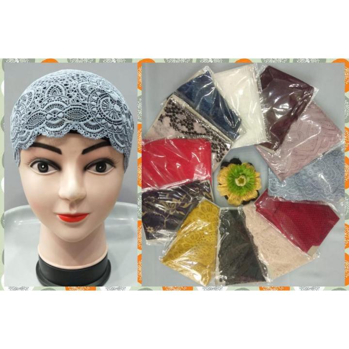 Pack Of 12 Under Hijab Scarf Net Cap Head Cover Hijab Cap Women Muslim Inner Hijabs Cap Underscarf Hijab for Girls