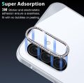 Samsung Galaxy A17 Diamond Camera Lens Protector for Women – Luxury Glitter Crystal Cover, Anti-Scratch, HD Transparent. 