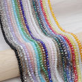 65-175Pcs Rondelle Austria Faceted Crystal Glass Beads Loose Spacer Beads for Jewelry Making Accessories. 
