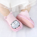 Baby Floor Sock Lovely Creative Pure Color Infant Shoes for Winter. 