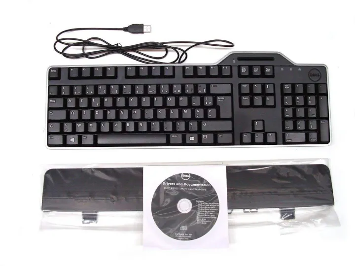 NEW%20Genuine%20DellKB813T%20Smart%20Card%20Reader%20(English)%20USB%20Keyboard%20Chip%20Black%20card%20terminal%20(CAC%20Compatible%20Version)%20-%20Image%203