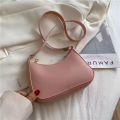 Korean Style luxury Shoulder Bag for Women Crescent Underarm  Female Casual Vintage Hobos bag. 