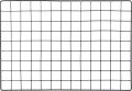 65cm x 45cm Metal grid for wall decor study room wall hanging pictures frame hanging. 