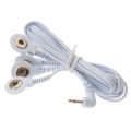 1 PC 4-Way Electrode Pads TENS Unit Lead Wires Cables Connection Massage Tools Demoo. 