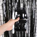 Foil Curtains Backdrop Decor Golden, Silver , Red, Blue, Purple Color Metallic Foil Tinsel Fringe Curtain Birthday Party Decoration Wedding Backdrop Curtain Photo. 