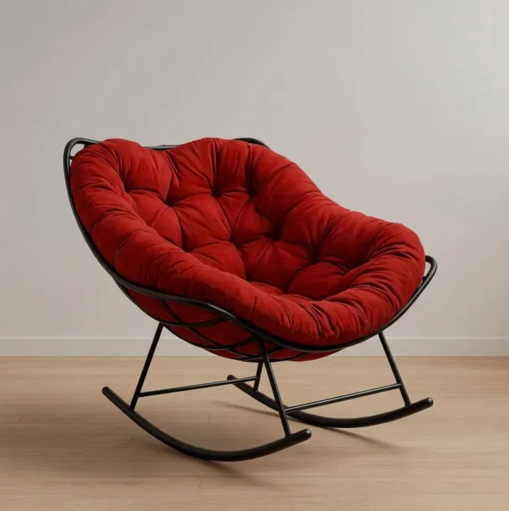 Outdoor%20Rocking%20Chair%20%20Sleeping%20chair%20relaxe%20chair%20Rocking%20Chair%20with%20Iron%20Frame%20with%20Valvet%20Cushion%20Comfortable%20Balcony%20Rocking%20Chair%20Lounge%20Chair%20%20Lounge%20Sofa%20Comfortable%20Rocking%20Chair%20-%20Image%204