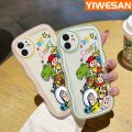 YIWESAN For Samsung galaxy S10 4G Case Cartoon Toy Story Colorful Lovely Cream Wave Border Soft Clear Shockproof Phone Cases Creative Camera Transparent Casing Simple Silicone Protective Cover. 