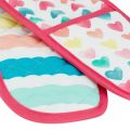 Ovens gloves double oven gloves. Kitchen BBQ Double Oven Mitts Gloves | Extra Long & Thick, Heat Resistant | Quilted Cloth Attached 1 Piece Oven Gloves | 100%. 