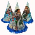 MOANA THEME BIRTHDAY PARTY CAPS - PACK OF 10 PARTY CAPS - MOANA BIRTHDAY CAPS. 